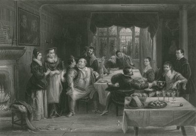 Falstaff et ses amis, les Joyeuses Commères de Windsor - Charles Robert Leslie